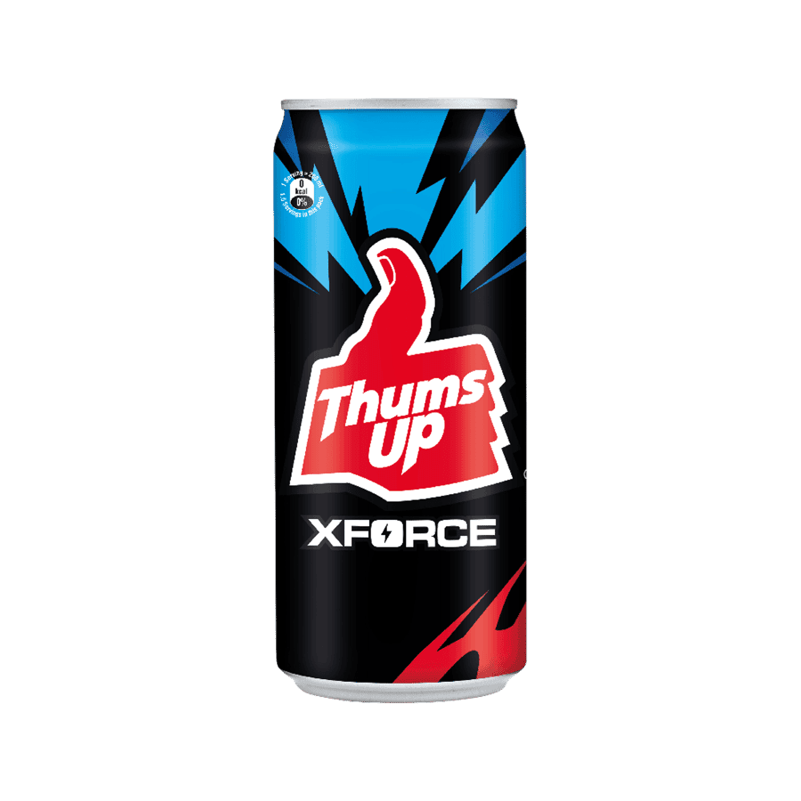 Thums Up X Force Zero Sugar Cola Soft Drink – 300ml